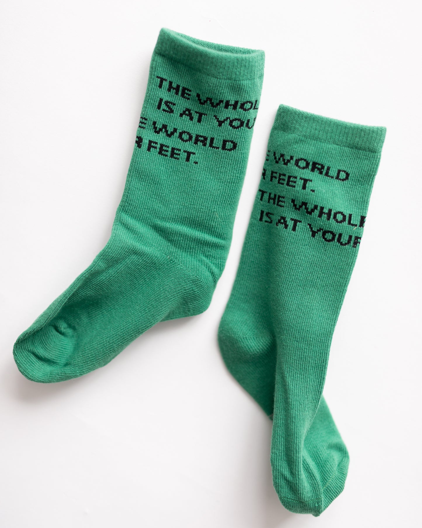 world at your feet socks