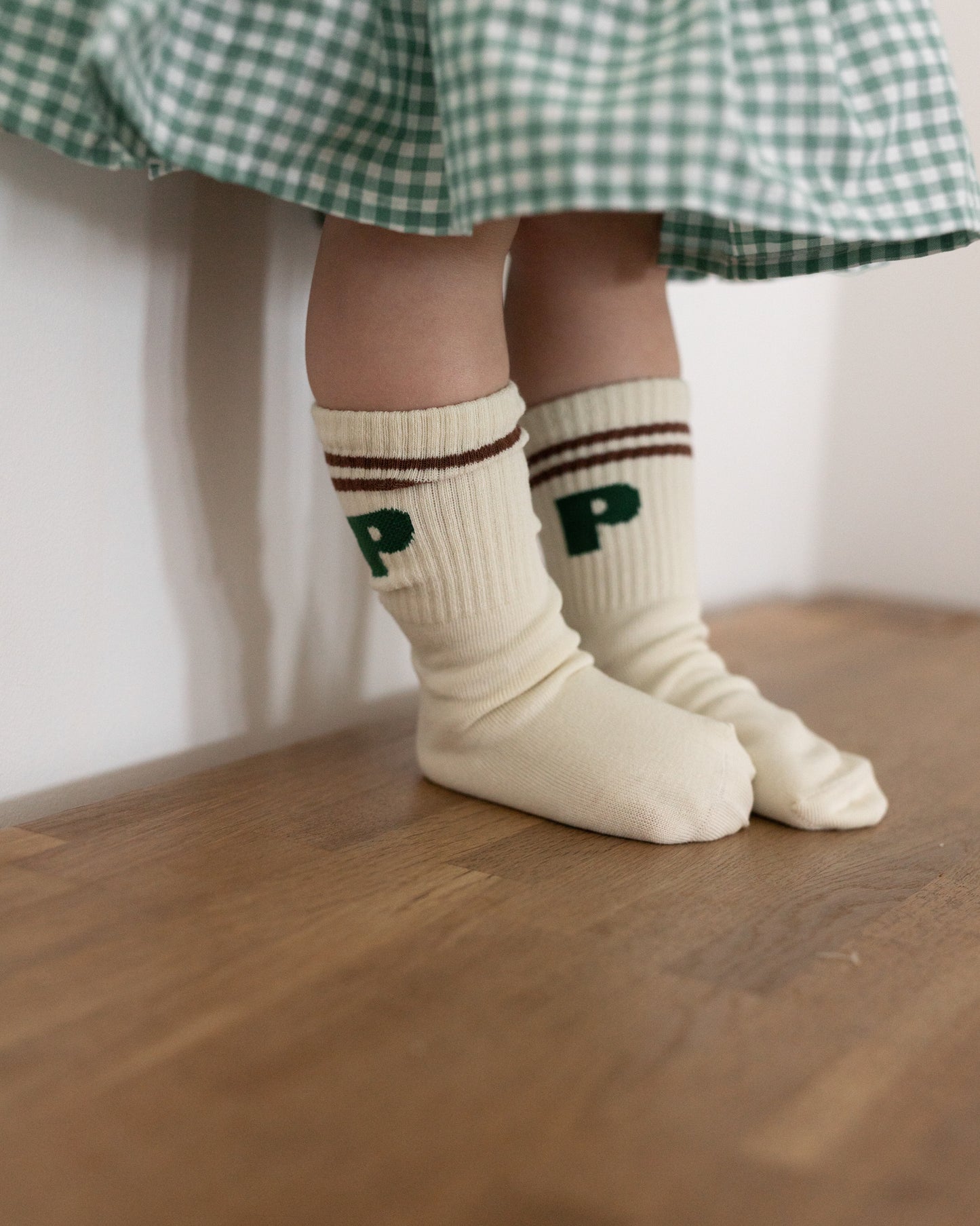 letter P socks