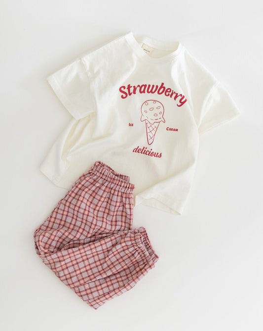 strawberry flavour pants