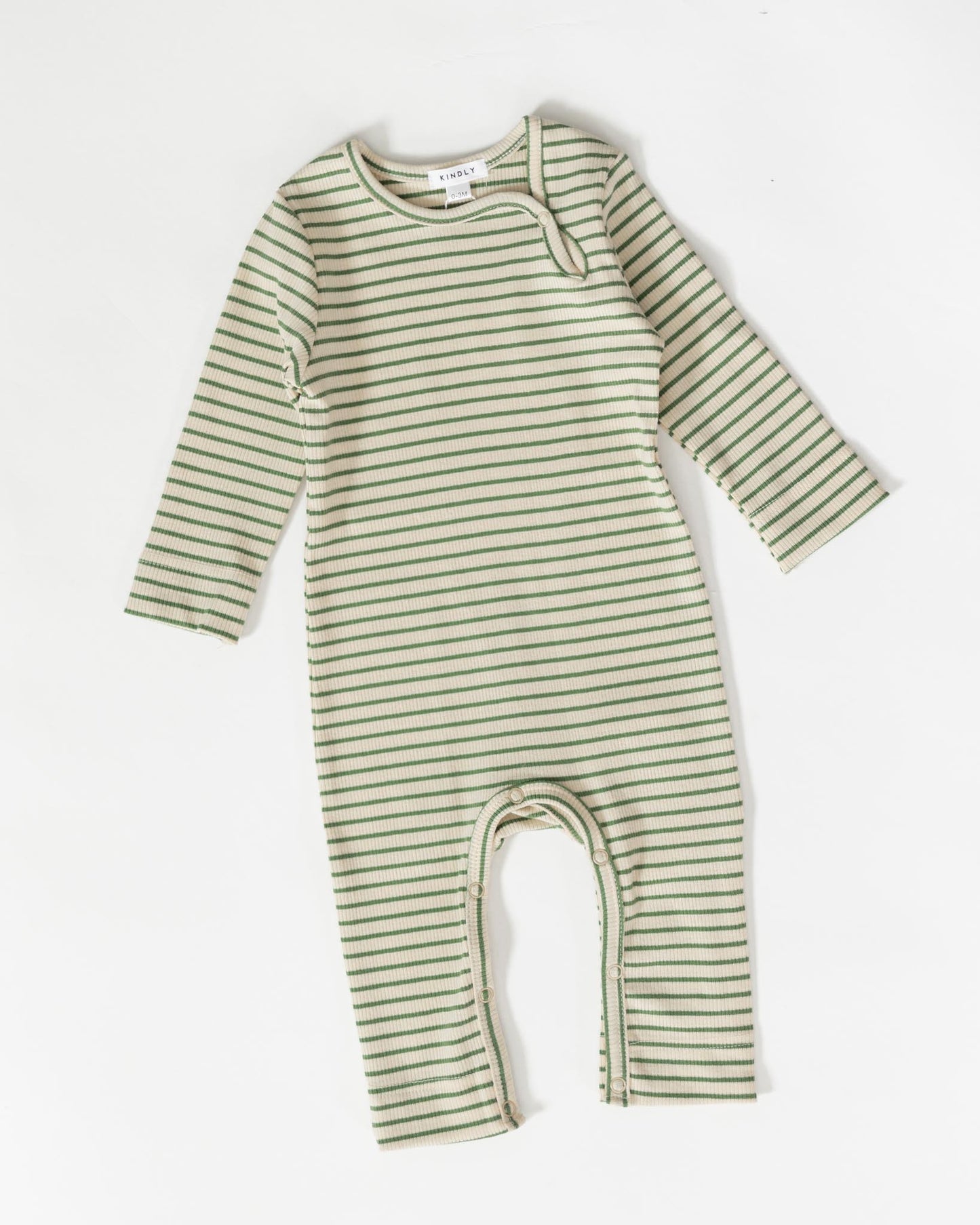 stripes baby sleepsuit